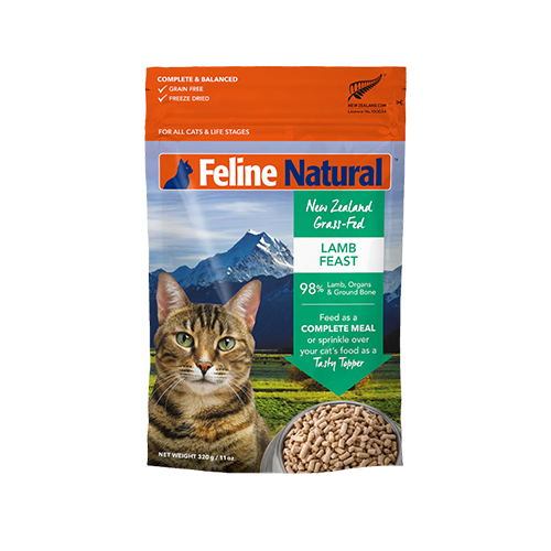 Feline Natural™ Lamb Feast Freeze-Dried Food, 320g
