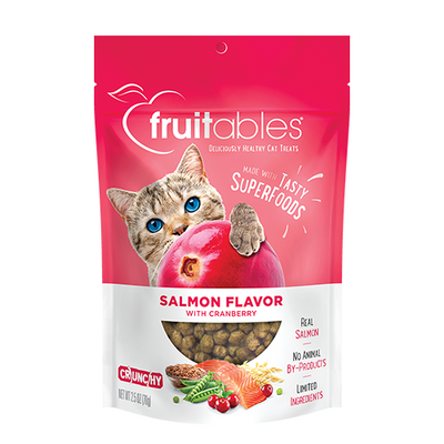 FRUITABLES SALMON & CRANBERRY CAT TREAT 2.5 OZ