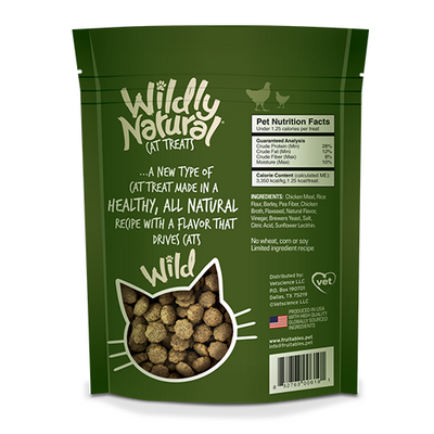 FRUITABLES WILDLY NATURAL CHICKEN FLAVOUR CAT TREAT 2.5 OZ