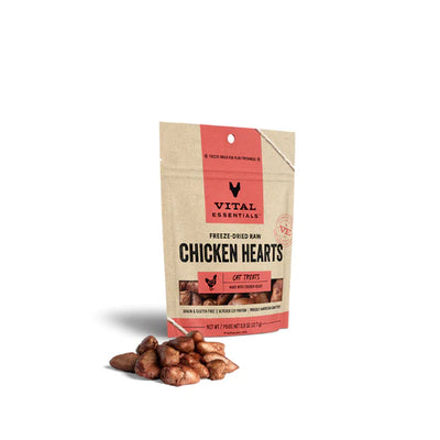 VITAL ESSENTIALS® Freeze Dried Chicken Hearts Treats