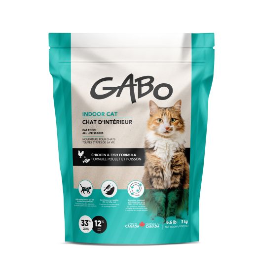Gabo Indoor Cat Food, All Life Stages Formula