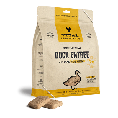 VITAL ESSENTIALS® Duck Freeze Dried Raw Mini-Patties