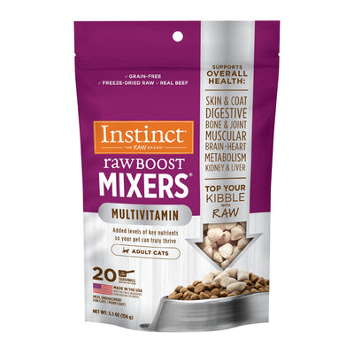 Raw Boost Mixers Grain-Free Freeze Dried Multivitamin Food Topper 5.5oz