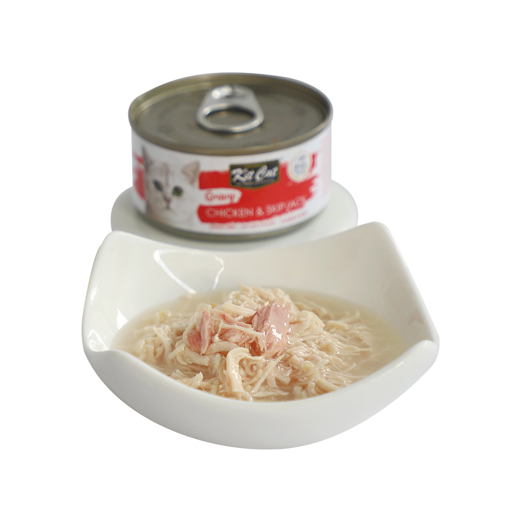 Chicken & Skipjack - Gravy Canned Food