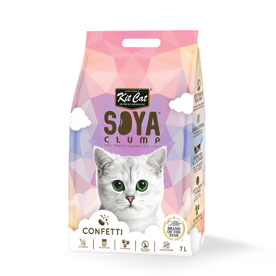 Confetti Soya Clump - Clumping Soybean Cat Litter