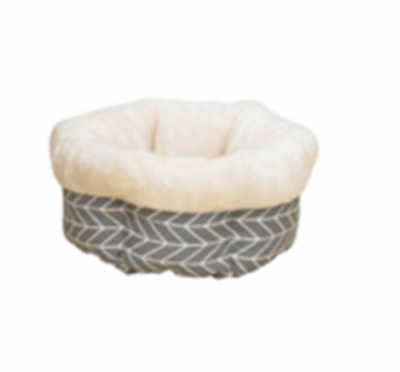 LINEN PET BED SEAT WITH BOHO PATTERN