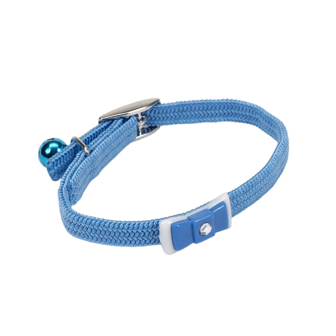 Li'l Pals Elasticized Safety Kitten Collar With Jeweled Bow (Style Variation)