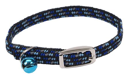 Li'l Pals Elasticized Safety Kitten Collar With Reflective Threads (Colour Variation)