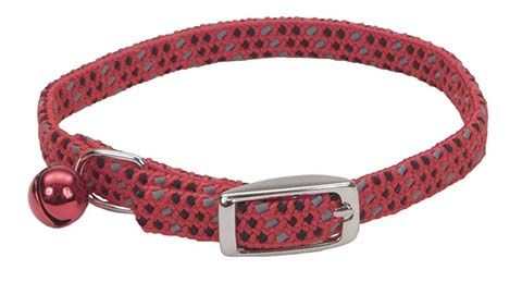Li'l Pals Elasticized Safety Kitten Collar With Reflective Threads (Colour Variation)