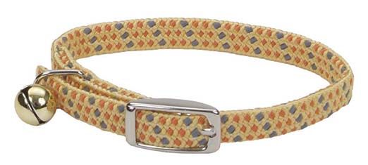 Li'l Pals Elasticized Safety Kitten Collar With Reflective Threads (Colour Variation)