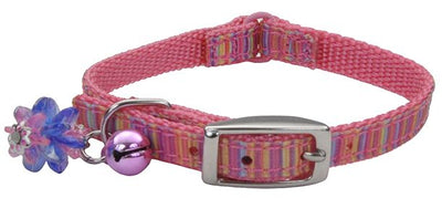 Li'l Pals Ribbon Safety Kitten Collar Stripe (Colour Variation)