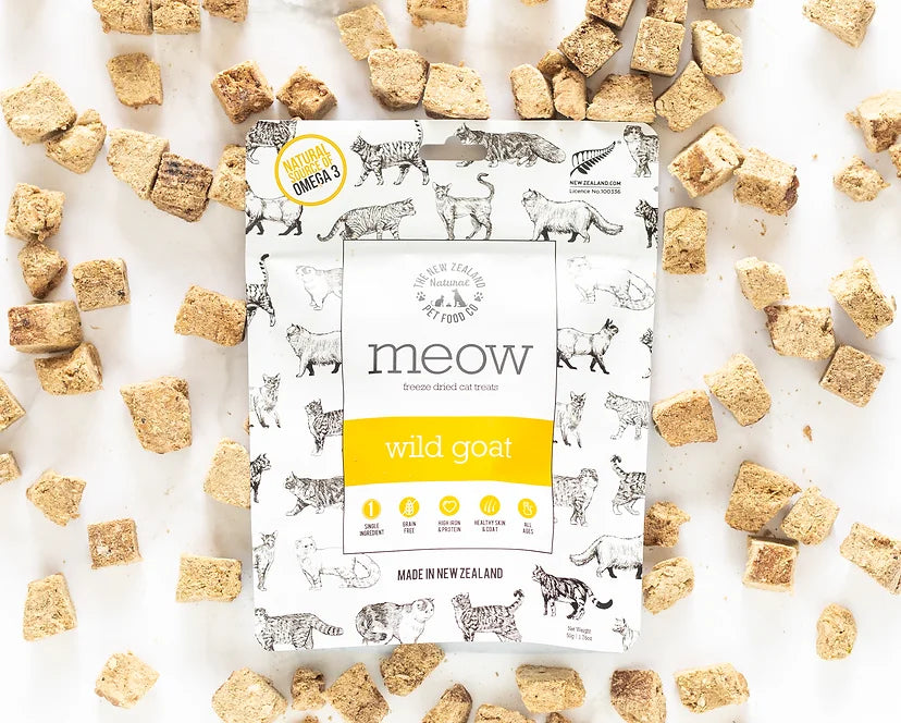 Meow Freeze Dried Goat Treats 50g