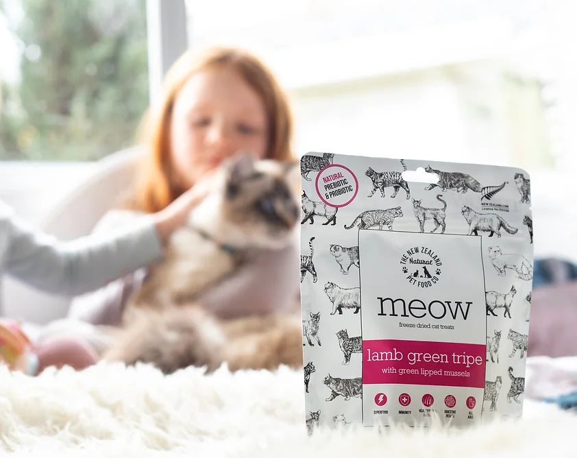 Meow Lamb Green Tripe with Green Mussels 40g