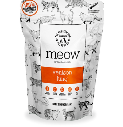 Meow Air Dried Venison Lung Treats 50g