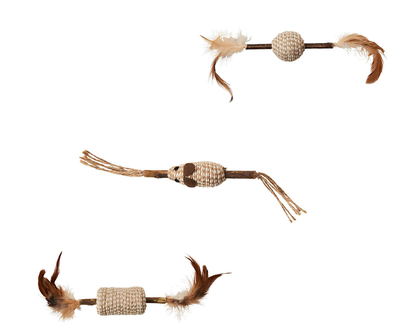 NATURALS Silvervine CORD/STICK cat toy