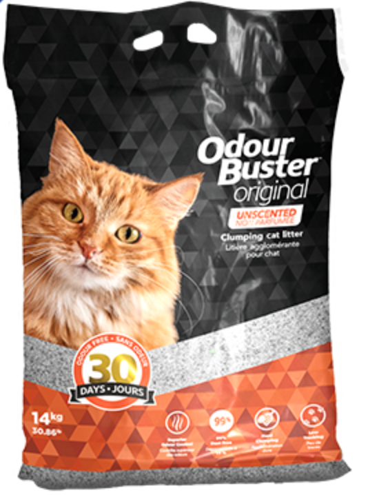 ODOUR BUSTER™ ORIGINAL PREMIUM CAT LITTER 14KG