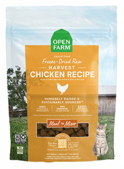 OPEN FARM® HARVEST CHICKEN FREEZE-DRIED RAW MORSELS