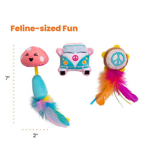 CATSTAGES® CATNIP FESTIVAL CAT TOY (3 PACK)