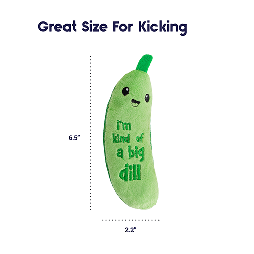 CATSTAGES® CRUNCHY PICKLE KICKER DENTAL CAT TOY