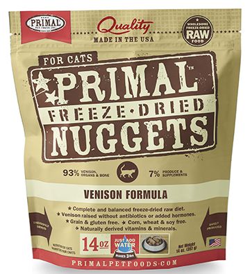 Primal Freeze Dried Nuggets Venison Formula