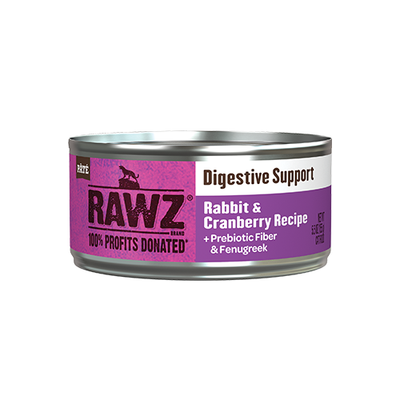 RAWZ® DIGESTIVE SUPPORT RABBIT & CRANBERRY WET FOOD