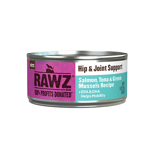 RAWZ® HIP & JOINT SALMON, TUNA & GREEN MUSSELS WET FOOD