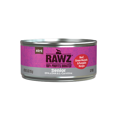 RAWZ® SENIOR BEEF, GREEN MUSSELS & PUMPKIN WET FOOD