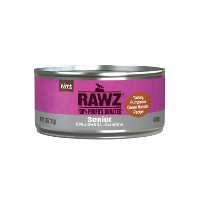 RAWZ® SENIOR TURKEY, PUMPKIN & GREEN MUSSELS WET FOOD