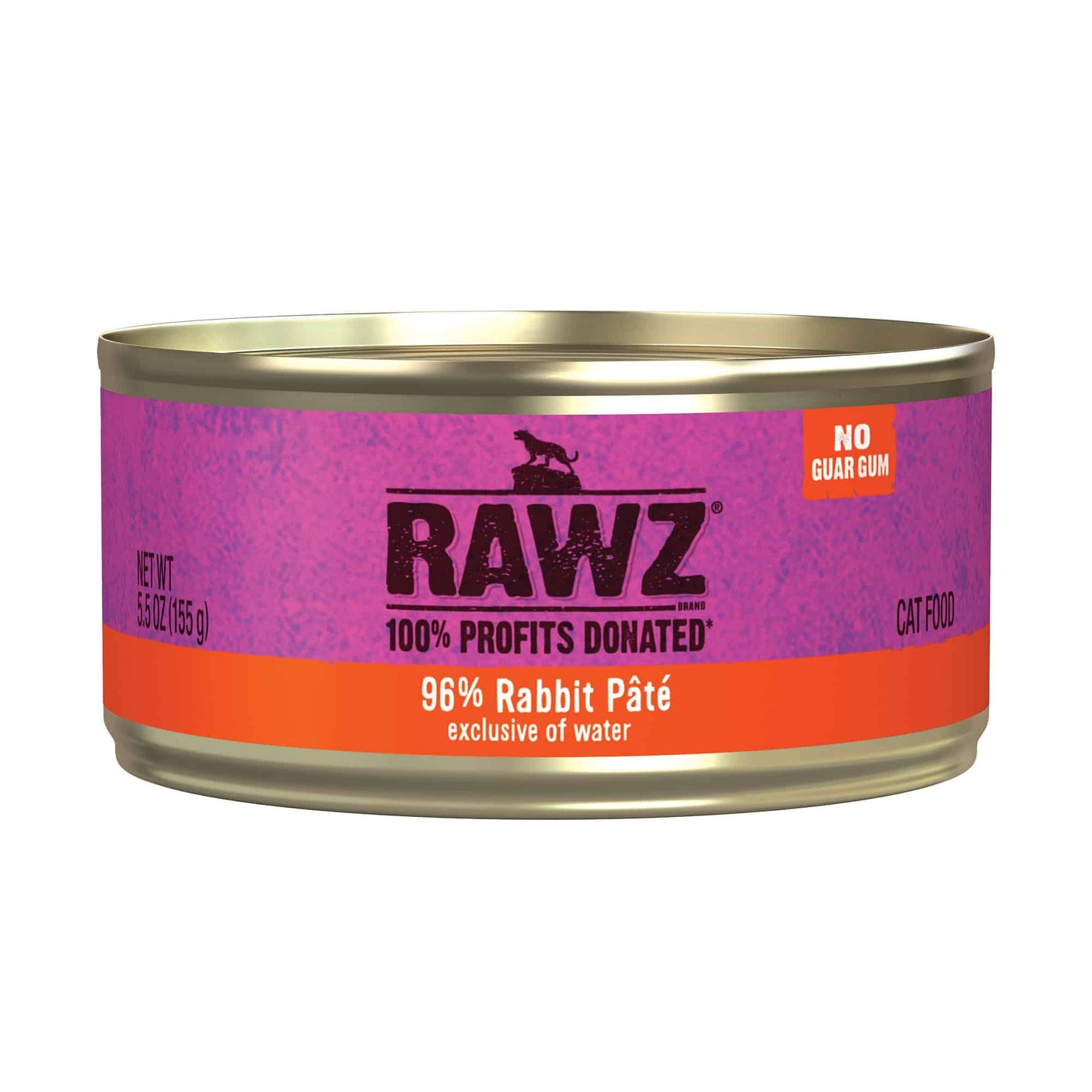 RAWZ® 96% RABBIT PÂTÉ WET CAT FOOD