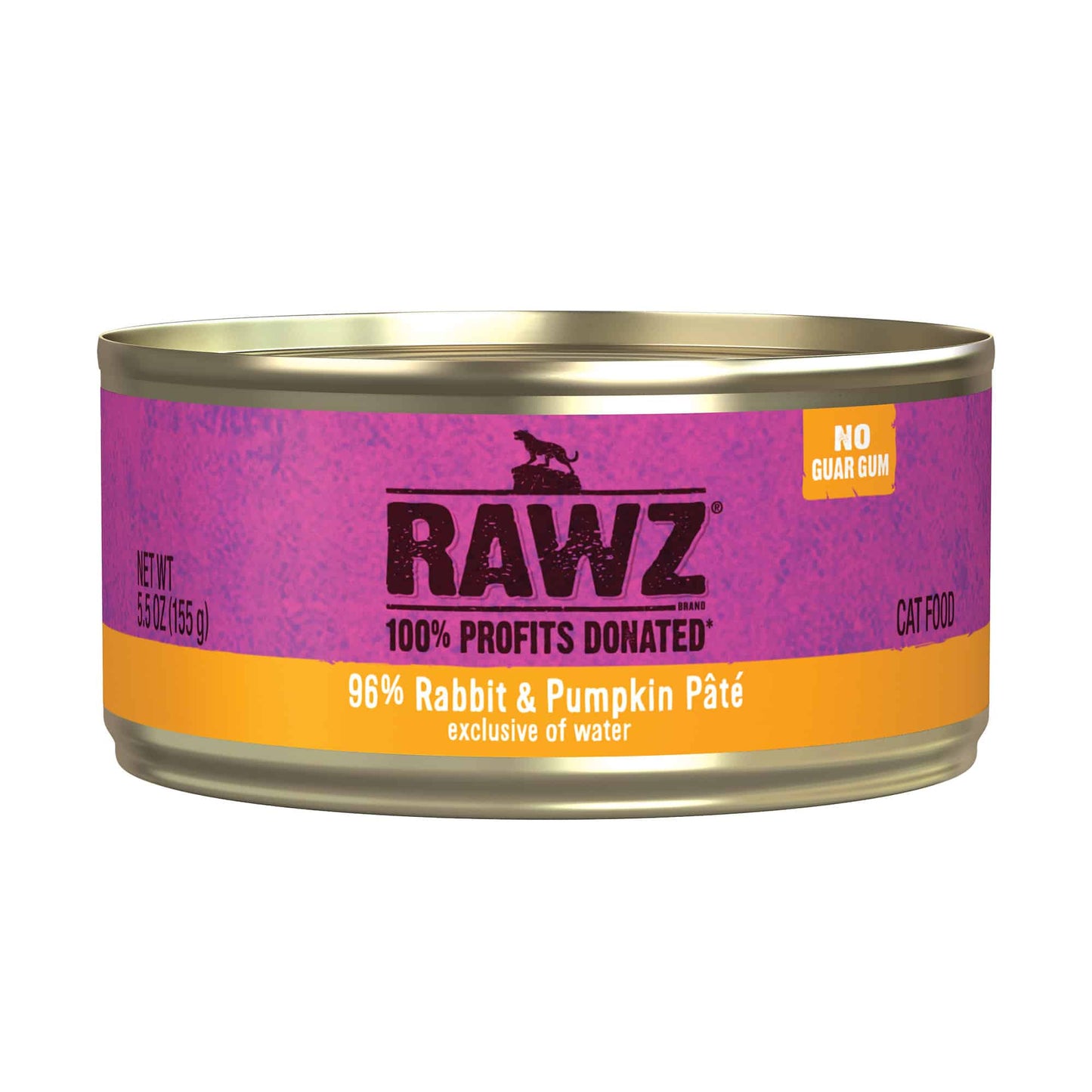 RAWZ® 96% RABBIT & PUMPKIN PÂTÉ WET CAT FOOD