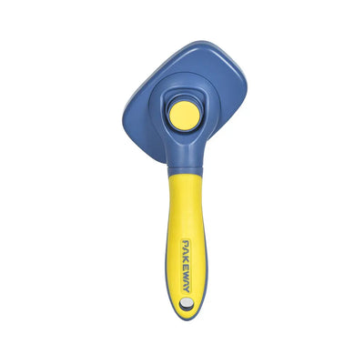 Rotate-Pro Self-Cleaning Soft Pin Pet Slicker Brush