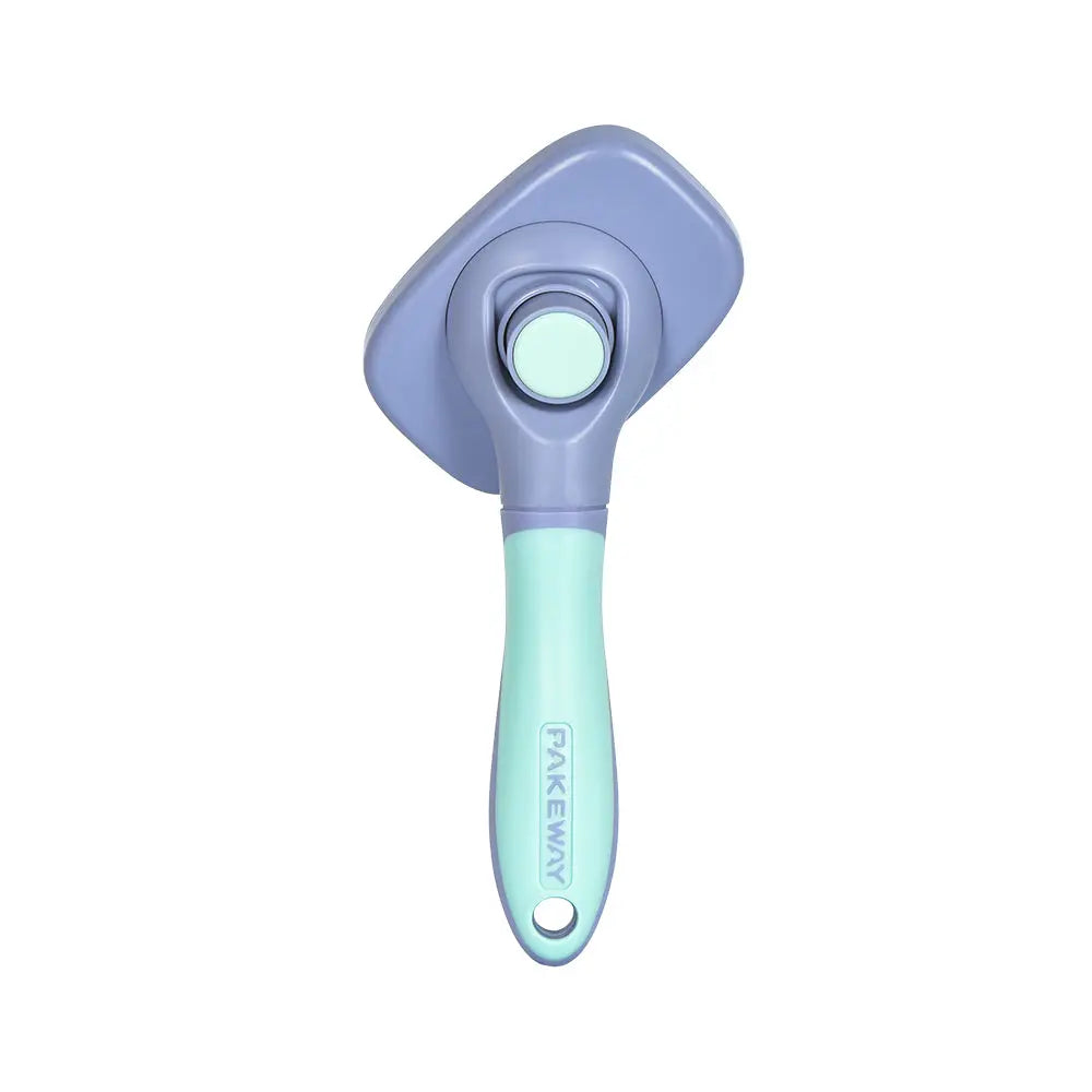 Rotate-Pro Self-Cleaning Soft Pin Pet Slicker Brush
