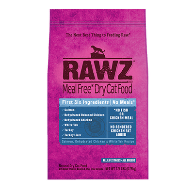RAWZ® SALMON DEHYDRATED CHICKEN & WHITEFISH RECIPE DRY CAT FOOD