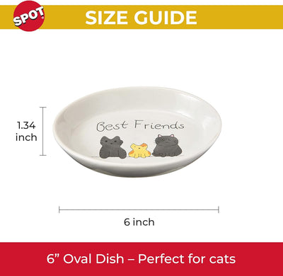 SPOT BEST FRIENDS Ceramic Cat Bowl 6''