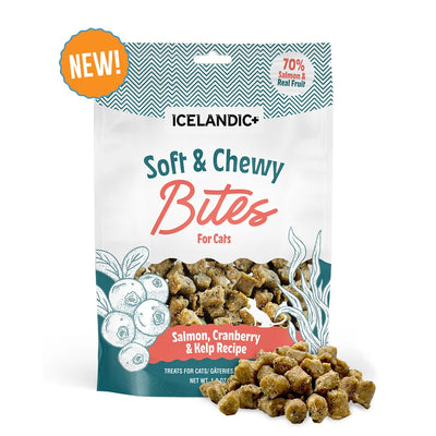 Salmon & Cranberry Soft & Chewy Bites for Cats