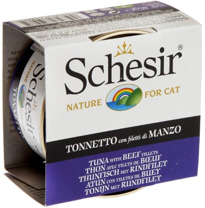 Schesir Tuna with Beef Fillets in Natural Soft Jelly, 85g