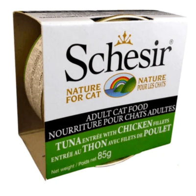 Schesir Tuna with Chicken Fillets in Natural Soft Jelly, 85g
