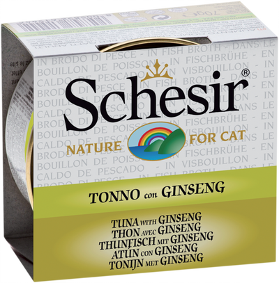 Schesir Tuna with Ginseng in Fish Broth, 70g