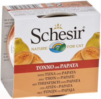 Schesir Tuna with Papaya in Natural Soft Jelly, 75g