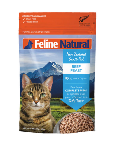Feline Natural™ Beef Feast Freeze-Dried Food, 320g