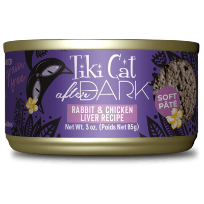 Tiki Cat® After Dark™ Soft Paté Rabbit & Chicken Liver Recipe