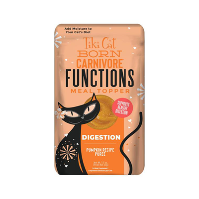 Tiki Cat® Born Carnivore® Functions Digestion Pumpkin Recipe Puree (Tummy Topper) 1.5oz