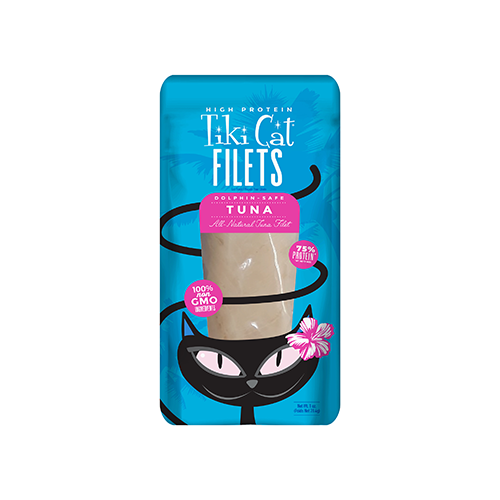 Tiki Cat® Filets™ Dolphine-Safe Tuna Wet Food Topper, 1.2oz