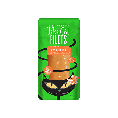 Tiki Cat® Filets™ Wild-Caught Salmon Wet Food Topper, 1.2oz