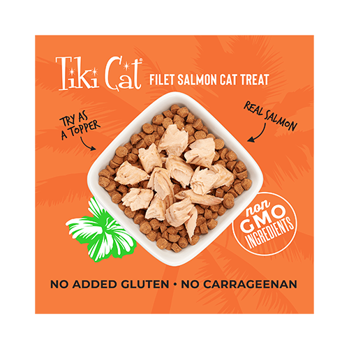 Tiki Cat® Filets™ Wild-Caught Salmon Wet Food Topper, 1.2oz