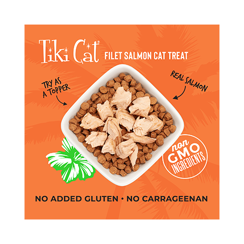 Tiki Cat® Filets™ Wild-Caught Salmon Wet Food Topper 1oz