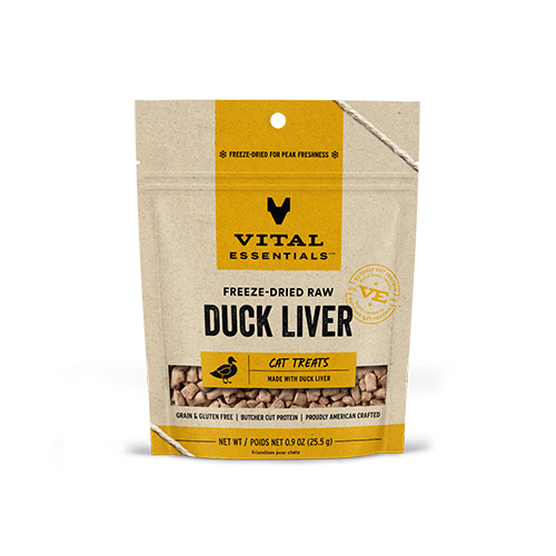 VITAL ESSENTIALS® Freeze Dried Duck Liver Treats