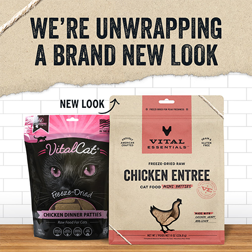 VITAL ESSENTIALS® Chicken Freeze Dried Raw Mini-Patties