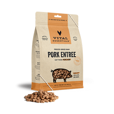 VITAL ESSENTIALS® Pork Freeze Dried Raw Mini Nibs
