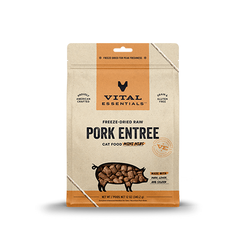 VITAL ESSENTIALS® Pork Freeze Dried Raw Mini Nibs
